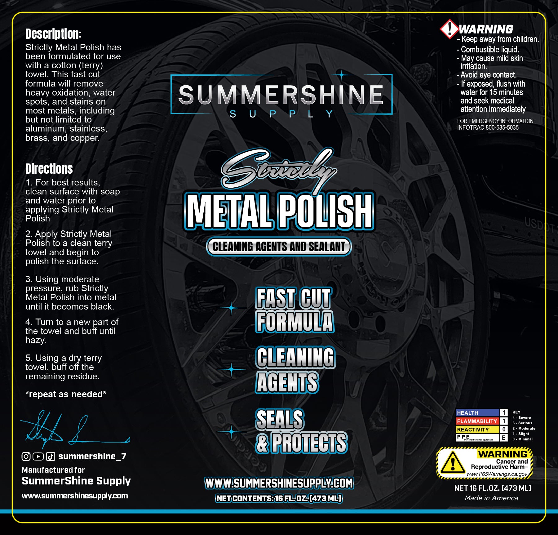 Strictly Metal Polish